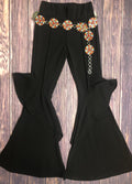Black bell bottoms