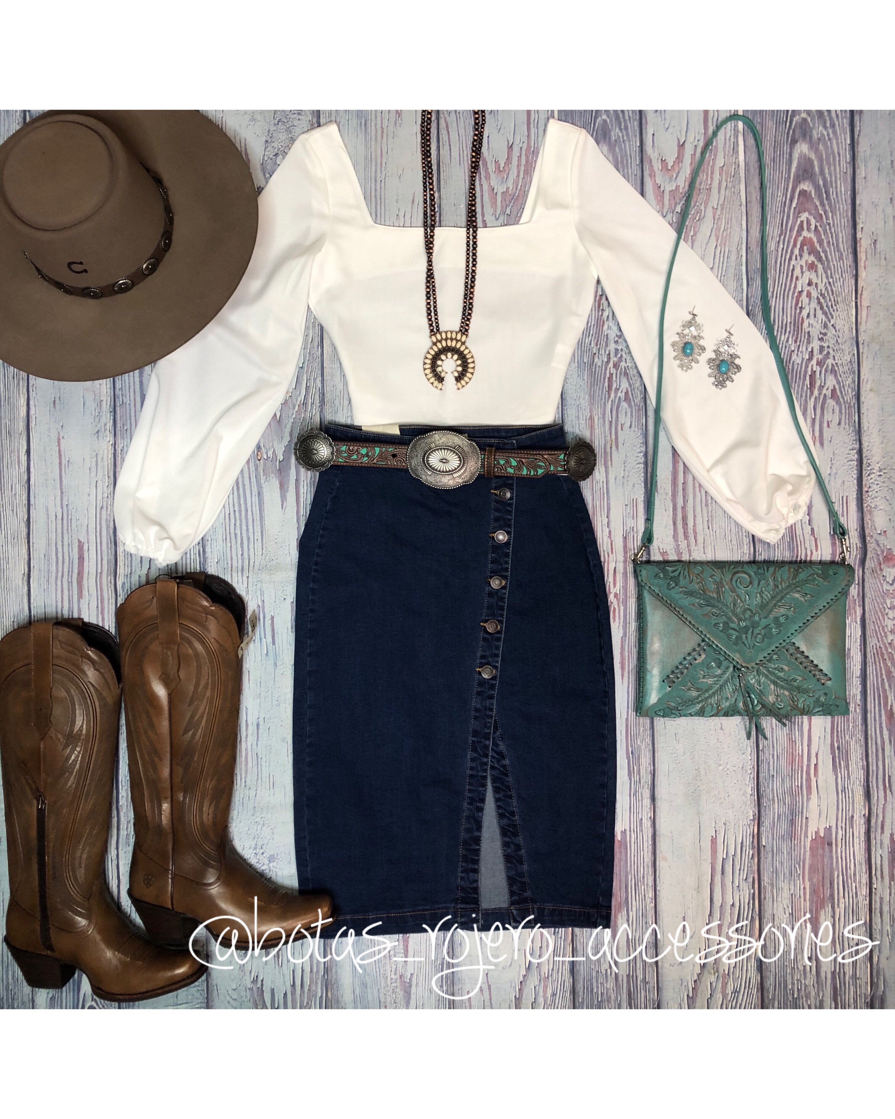 Denim skirt