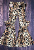 Cheetah bell bottoms