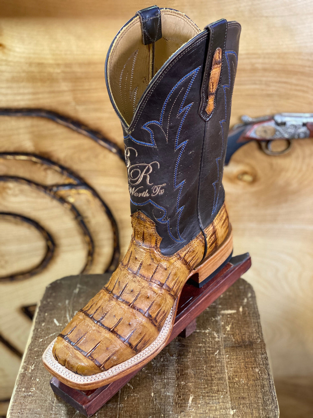 BR EDITION Yacare Boots :TAN