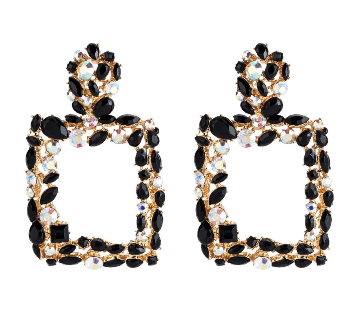 Square earrings