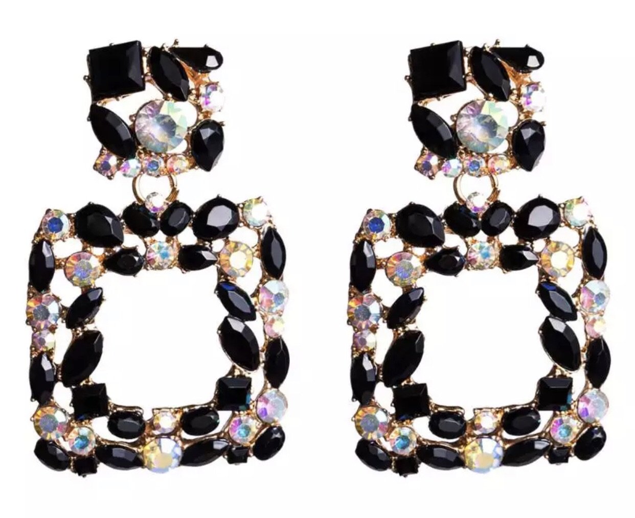 Square earrings