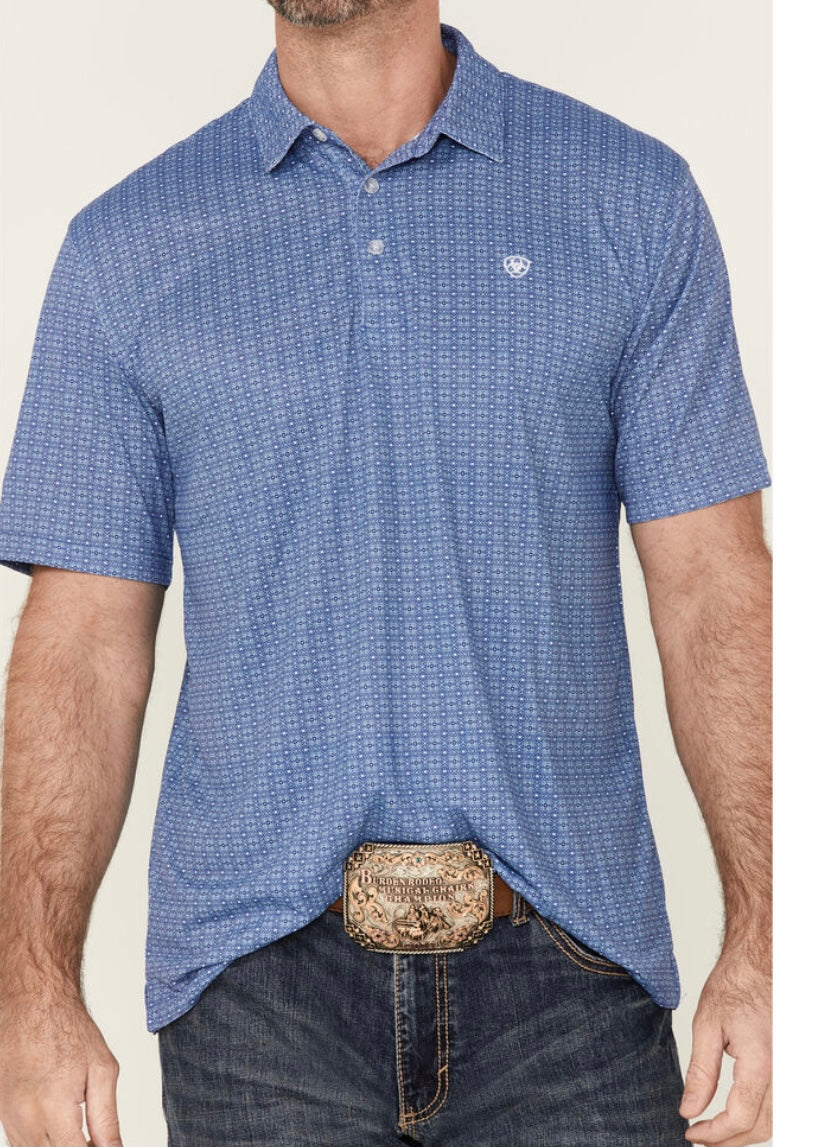 MEN'S POLO | ARIAT CERULEAN MEDALLION ( 10039794 )