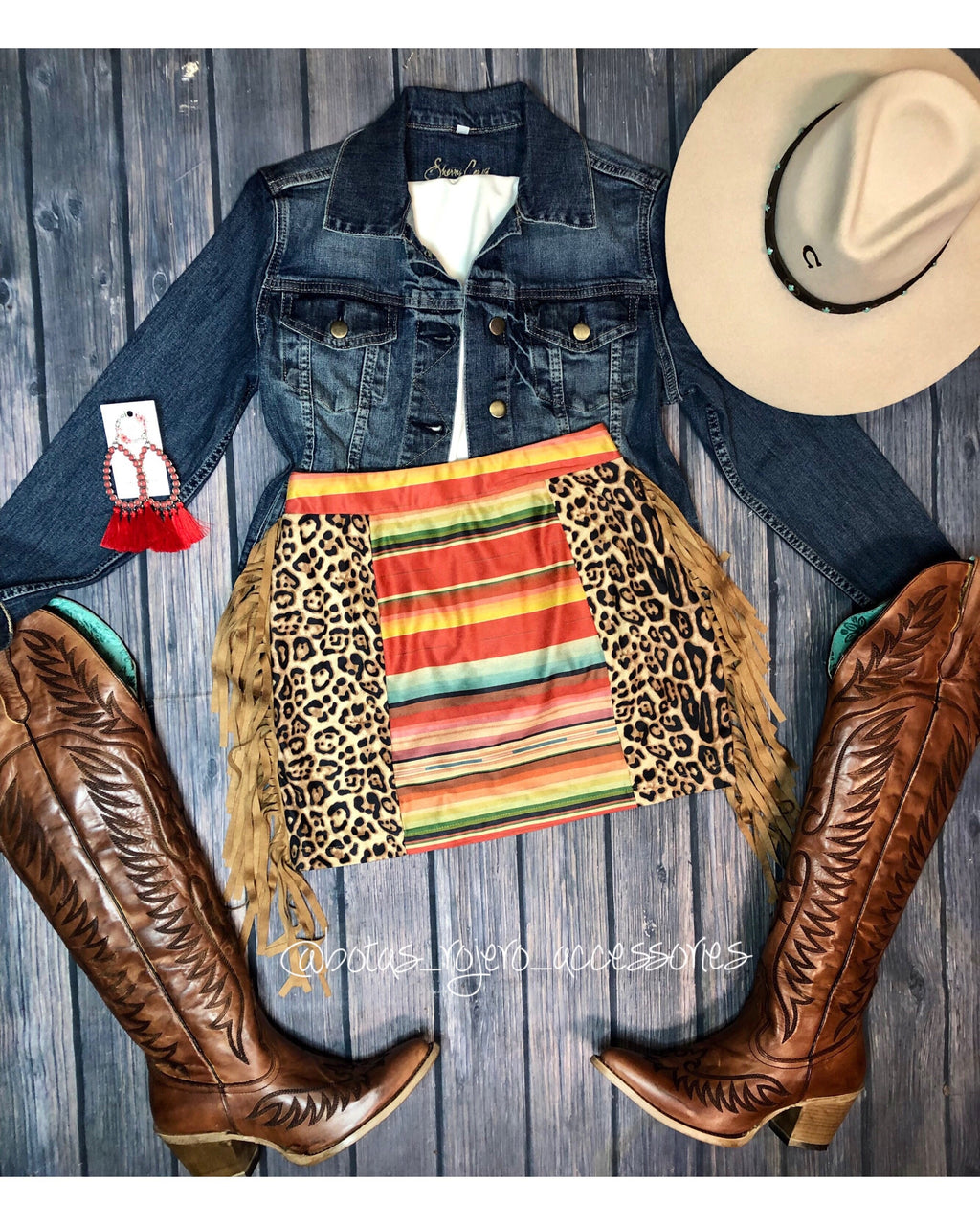 Serape skirt
