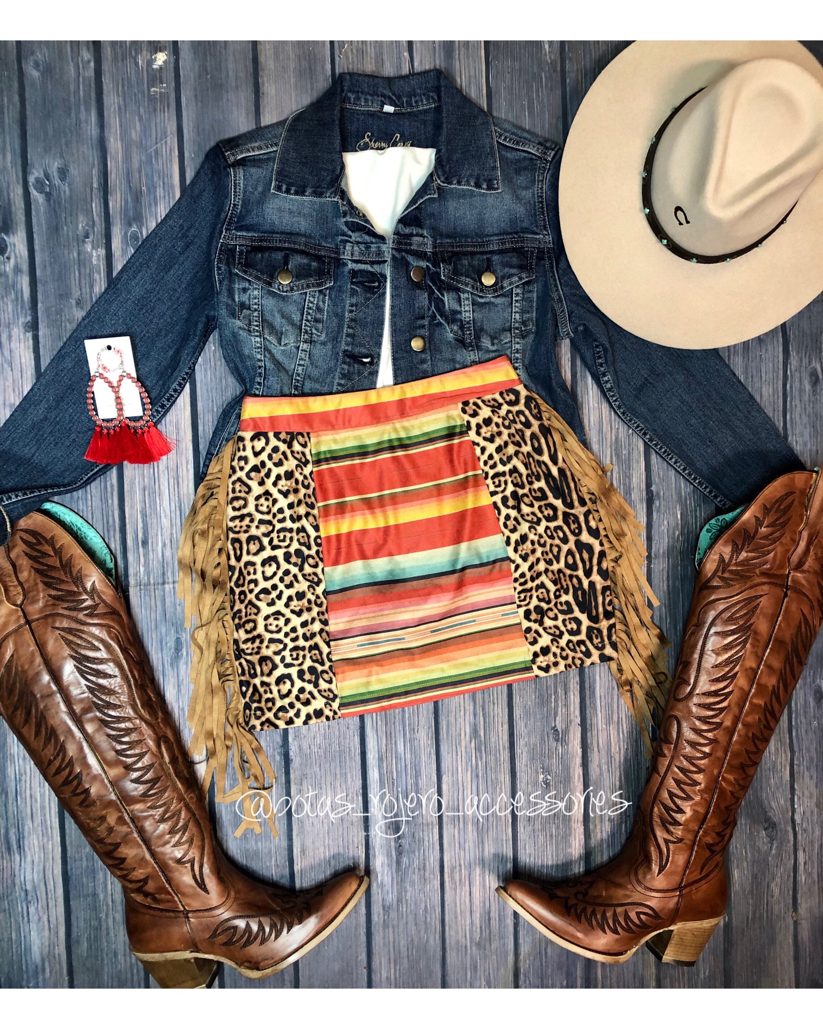 Serape skirt