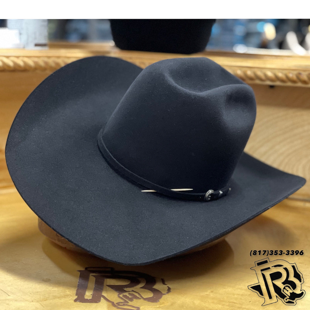 7X BLACK | RODEO KING FELT COWBOY HAT