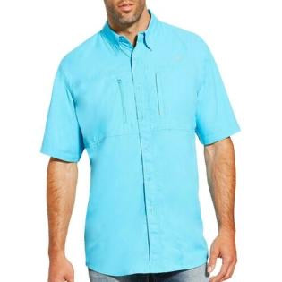 ARIAT VENTTECK PERF SHORT SLEEVE WATERFALL 10019356