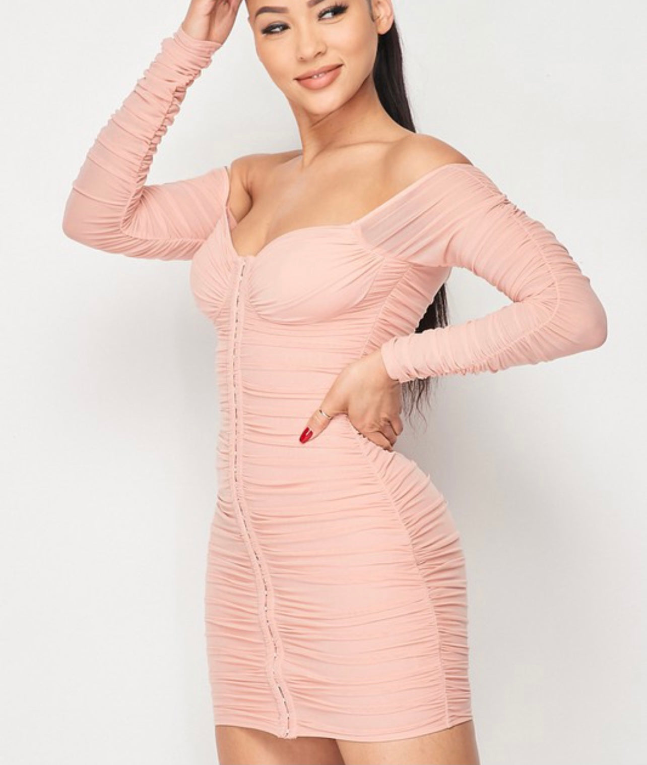 ELSY DRESS (PINK)