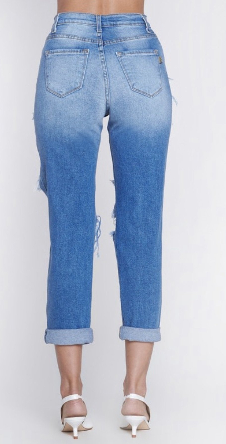 Light wash jeans