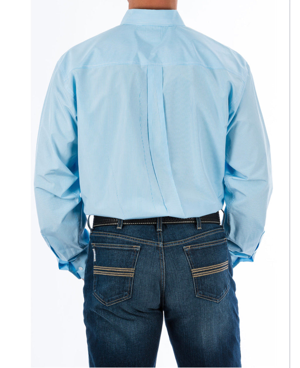 CINCH MENS LONG SLEEVE STRIPE - LTB MTW1104732