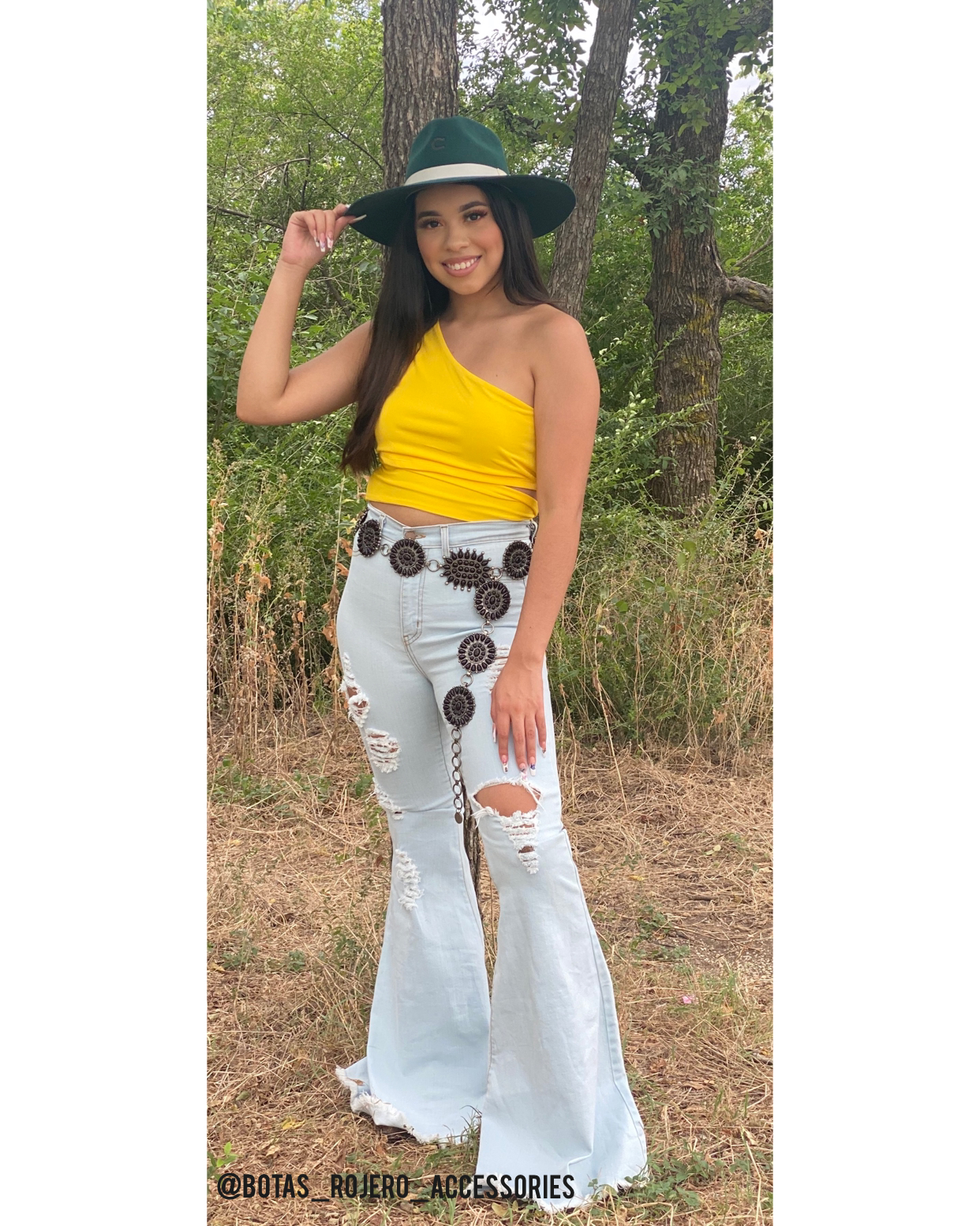 Yellow crop top