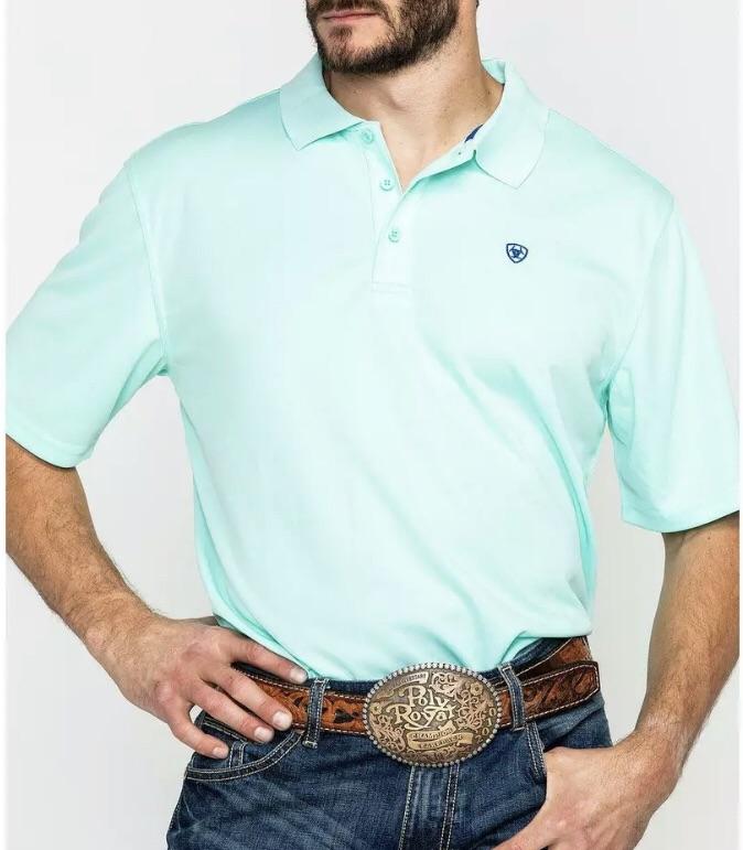 Ariat Men's Aqua Heat Series Tek Polo Shirt 10025715