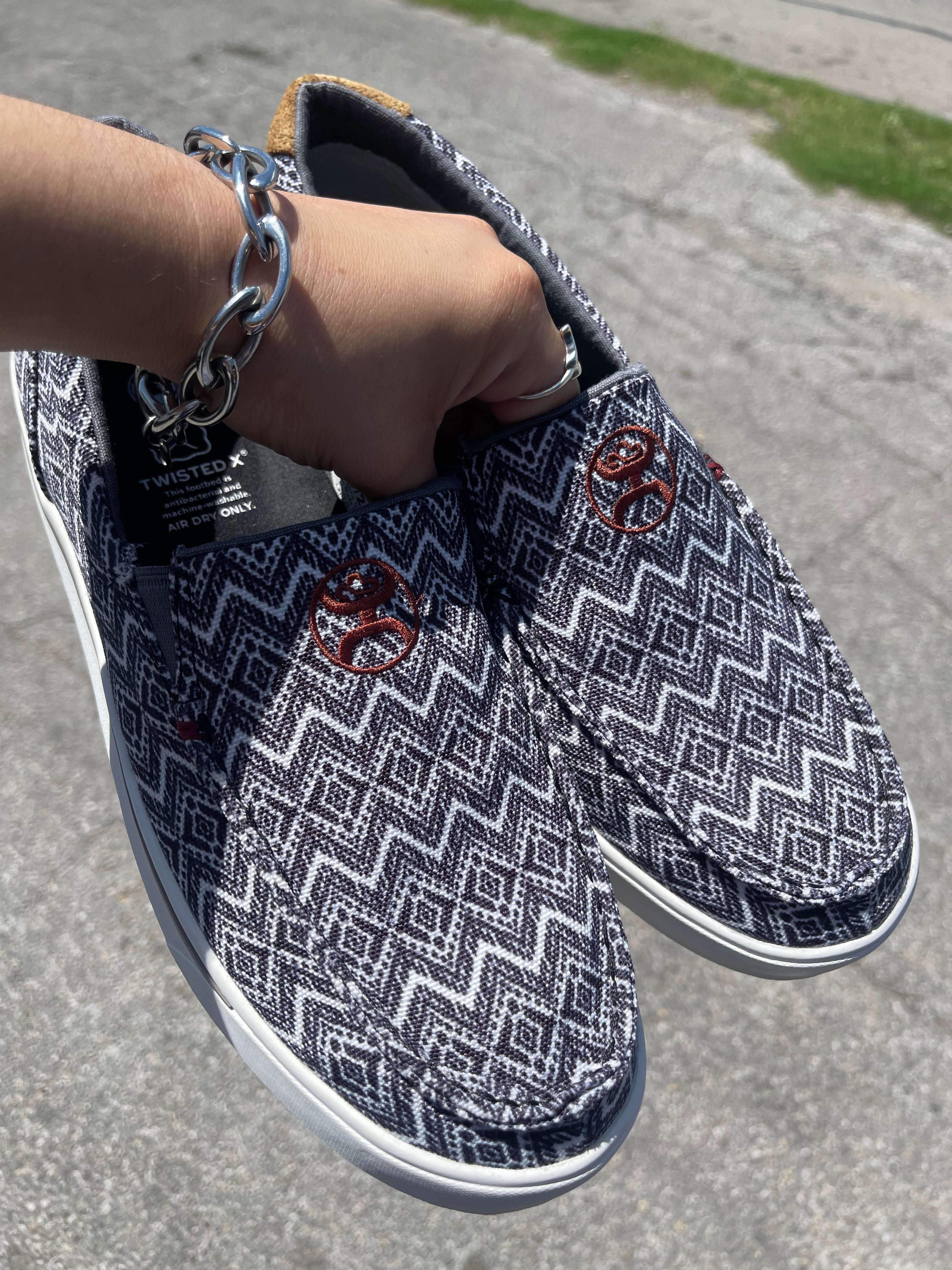 “ Mason “ | MEN'S TWISTED X SHOES GREY AZTEC COWBOY SHOES MHYC027