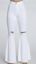 White bell bottoms